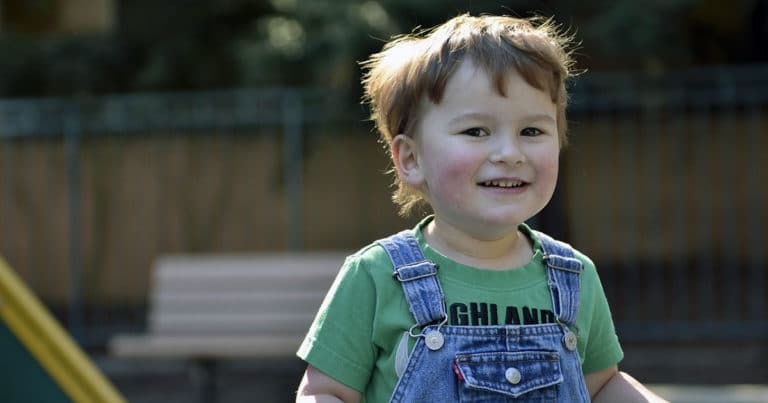 Autistic boy